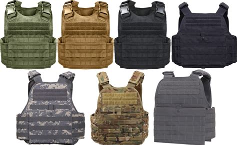 Tactical Plate Carrier Vest Assault Military Combat MOLLE Modular ...