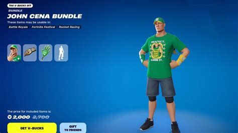 Fortnite John Cena Guide: How to Get the WWE Skin, Emotes, & Cosmetics – GameSkinny