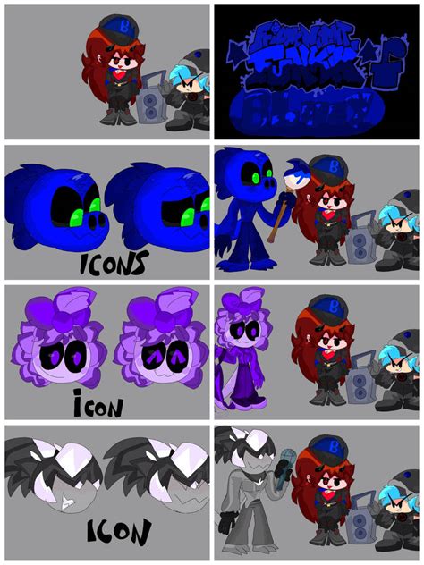 More Fnf Bluey Concepts for Mod i made by BlueyThePlantLizard on DeviantArt