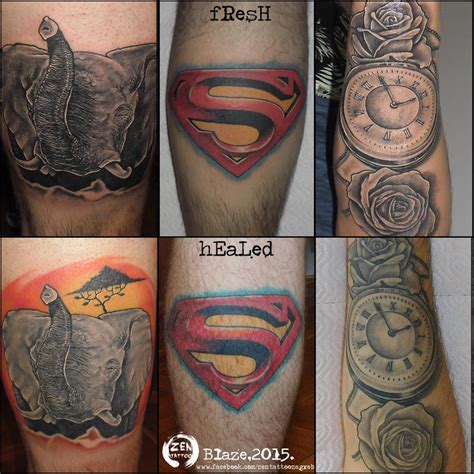 Fresh vs healed tattoos by Blaze by bLazeovsKy on DeviantArt