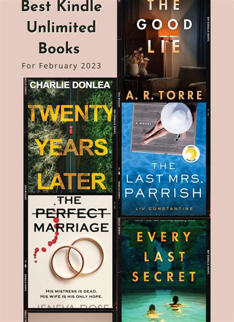 Best Kindle Unlimited Books of February 2023 | Kindle unlimited books ...