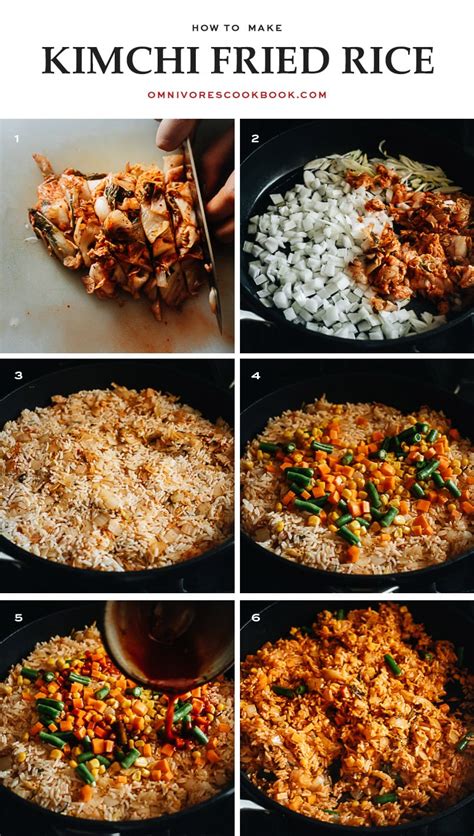 Easy Kimchi Fried Rice (Kimchi Bokkeumbap) - Omnivore's Cookbook