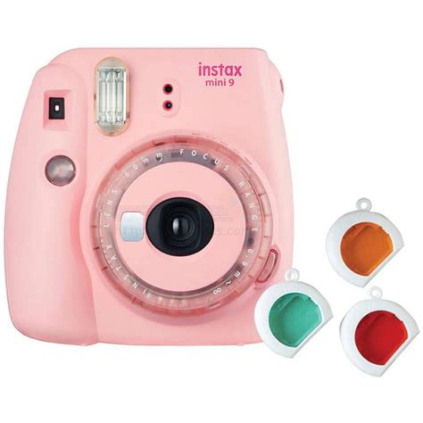 Fujifilm Instax Mini 9 Camera (Clear Pink) + Mystery Gift