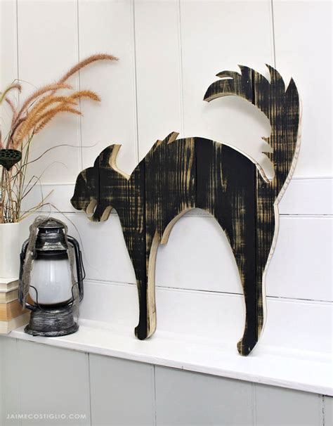 3pcs Black Cat Halloween Garden Decor Silhouette Stakes Halloween ...