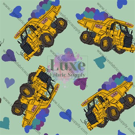 Blue Dump Truck – Luxe Fabric Supply