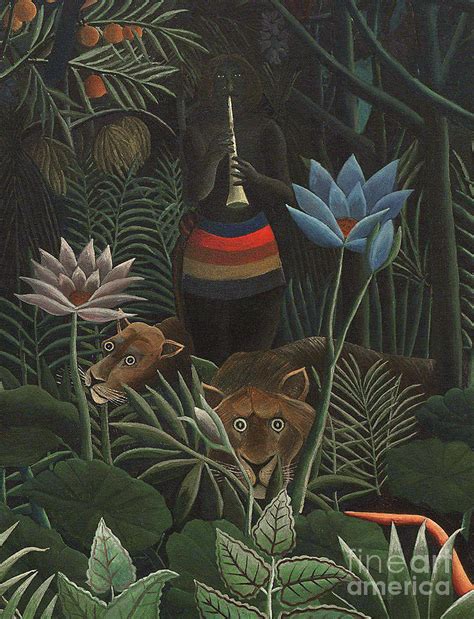 Detail of The Dream, 1910 Painting by Henri Rousseau