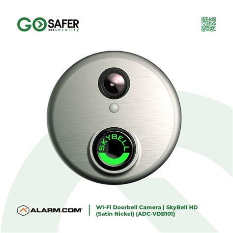 Wi-Fi Doorbell Camera | SkyBell HD (Satin Nickel) (ADC-VDB101) - Wired ...