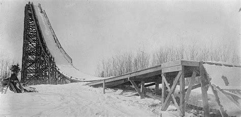 SKIING: Ironwood Ski Jump, Ironwood, Michigan, 1911. Not for the casual skier. | Vintage ski ...