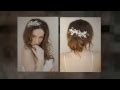 Elegant Champagne Rhinestone & Pearl Floral Bridal Hair Comb ~ "Shauna" Bridal Hair Accessories ...