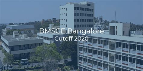 BMSCE Bangalore Cutoff 2020 | College Pravesh