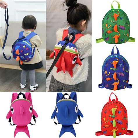 Kids Baby Safety Harness Backpack Leash Toddler Anti lost Dinosaur ...