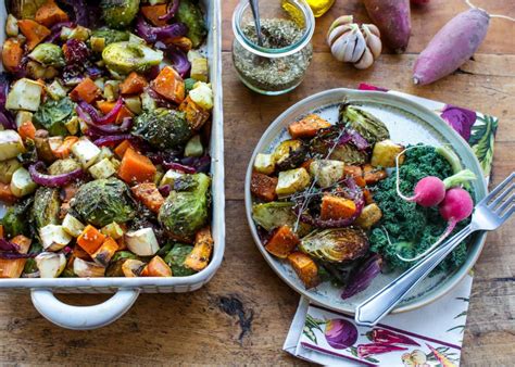 Roasted Winter Vegetables with Za’atar - Sharon Palmer, The Plant Powered Dietitian