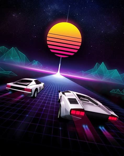 Pin by 0 day on RETRO 80s / RETROWAVE | Synthwave, Synthwave art, Retro art