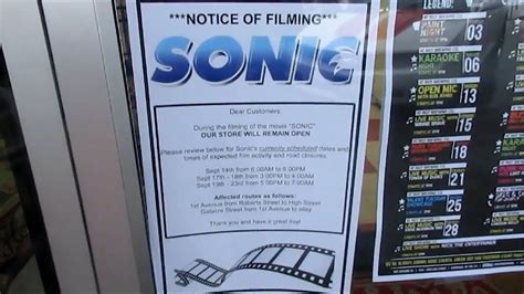 Hedgehog Movie, Sonic The Hedgehog, 1st Avenue, The Sonic, Filming ...