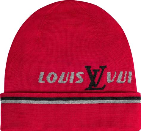 Louis Vuitton Red 'LV Forward' Beanie | INC STYLE