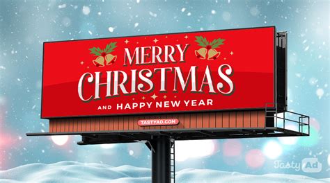 FREE Merry Christmas Billboard Ads