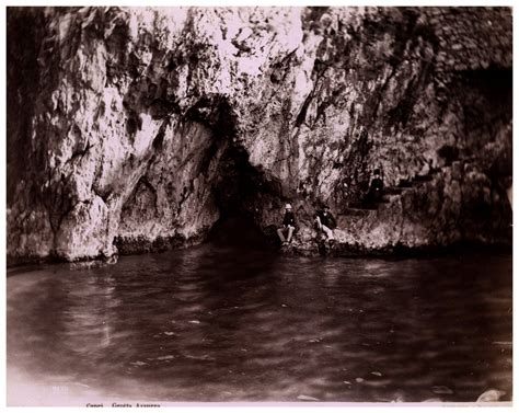 Italie, Capri, Grotta Azzurra by Photographie originale / Original photograph: (1875) Photograph ...