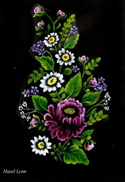 Flower painting, Folk art flowers, Flower art