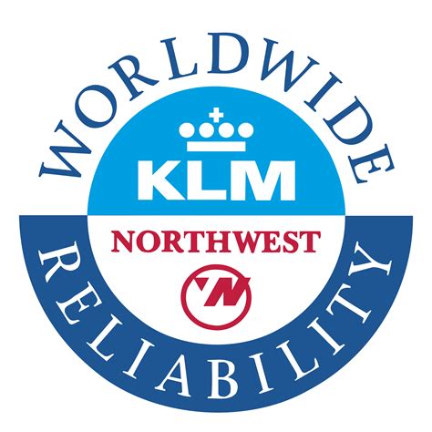 Northwest Airlines KLM Logo PNG Transparent & SVG Vector - Freebie Supply