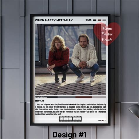 When Harry Met Sally Poster, When Harry Met Sally Print, Whe - Inspire Uplift