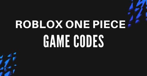 A One Piece Game Codes in Roblox