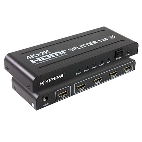 Xtreme 4 Port HDMI Splitter - Walmart.com