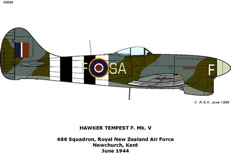 Hawker tempest, Hawker hurricane, Hurricane drawing