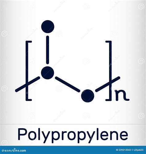 Polypropylene (PP), Polypropene Molecule. it is Thermoplastic Polymer ...