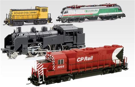 N Gauge Layouts - N Scale Locomotives: How They Compare