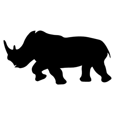 15.2*7.6CM Running Rhino Rhinoceros Fashion Vinyl Car Styling Vinyl ...