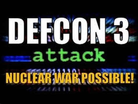 DEFCON 3 ALERT! - YouTube