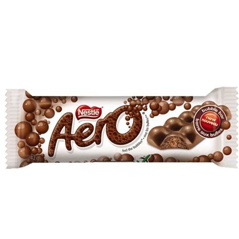 6 Aero Chocolate Bars Full Size 42g Each From NESTLE Canada -FRESH & DELICIOUS! | eBay