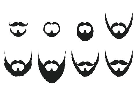 Mustache And Beard Vectors - Download Free Vector Art, Stock Graphics & Images