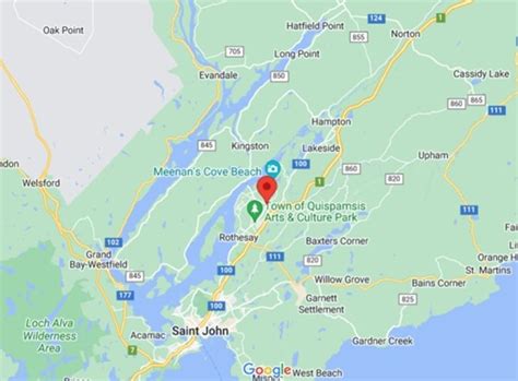 Quispamsis, New Brunswick area map & More