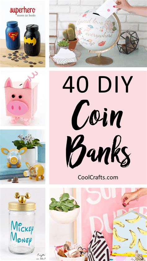 40 Cool DIY Piggy Banks For Kids & Adults • Cool Crafts