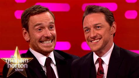 Michael Fassbender & James McAvoy Love Smacking Each Other | The Graham Norton Show - YouTube