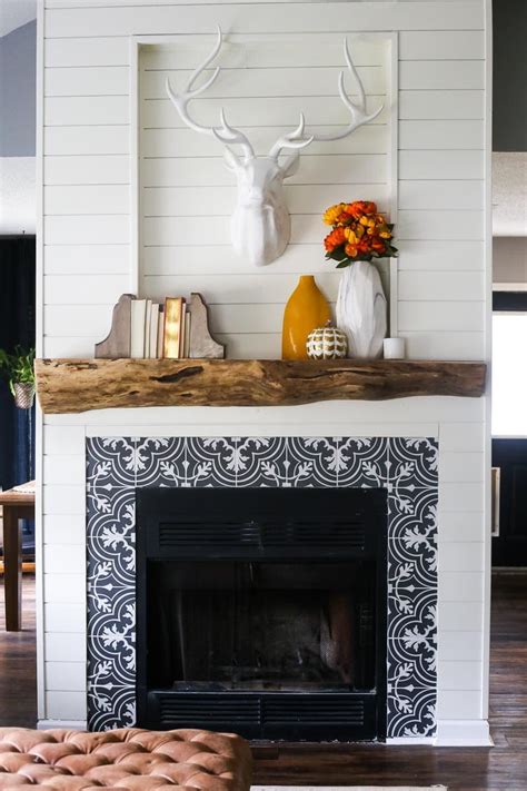 Our Rustic, Gorgeous DIY Wood Mantel | Love & Renovations