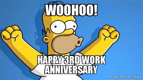 Happy 3 Year Work Anniversary Meme Funny Memes | Images and Photos finder