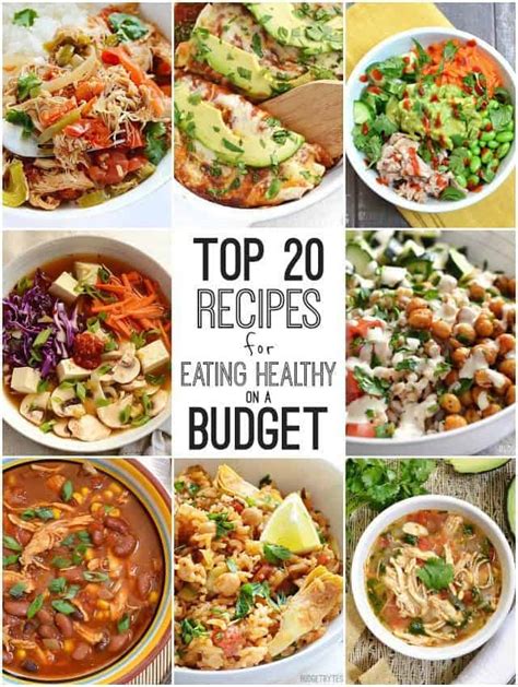 Top 20 Recipes for Eating Healthy on a Budget - Budget Bytes