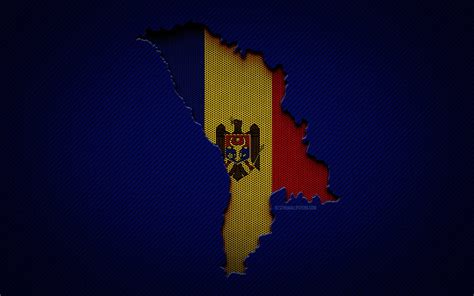 Moldova map, , European countries, Moldovan flag, blue carbon ...
