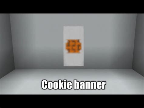 Steps to Make Minecraft Cookie Banner Recipe