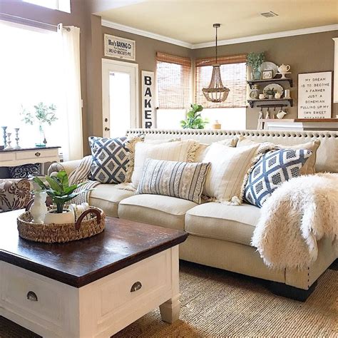 Rustic Farmhouse Living Room Ideas - Home Styler