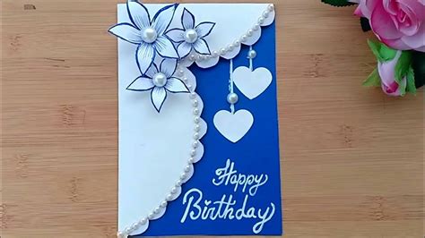 How To Make Beautiful Handmade Birthday Cards Birthday Handmade Card Cards Made Custom Designs ...