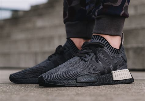 adidas NMD R1 Primeknit Core Black Sesame - Sneaker Bar Detroit