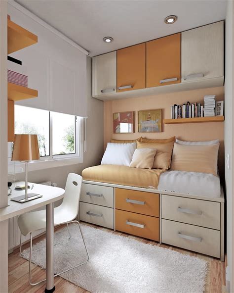 10 Tips on Small Bedroom Interior Design - Homesthetics - Inspiring ideas for your home.