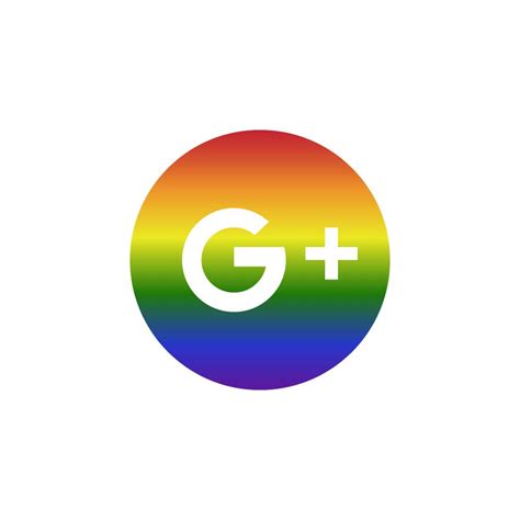 Google Plus Icon Pride Logo Vector - (.Ai .PNG .SVG .EPS Free Download)