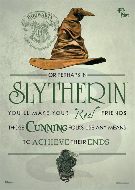 Amazon.com: MightyPrint Harry Potter - Sorting Hat Slytherin Wall Art Decor - Next Generation ...