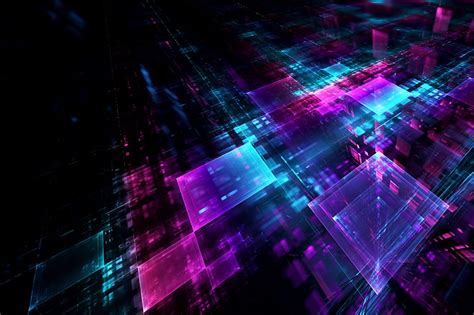 HD wallpaper: Colorful, Grid, Neon lights, 3D, Cubes, 5K | Wallpaper Flare