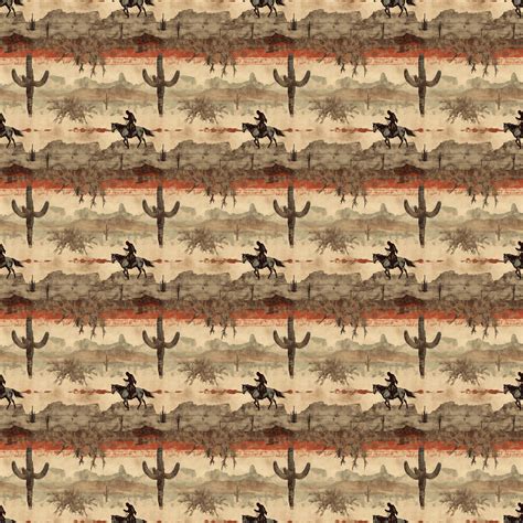 Abstract Western Pattern 9 Fabric – ineedfabric.com