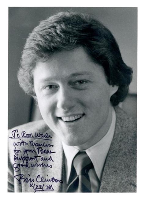 Sold at Auction: 1978 Bill Clinton Historic Signed and Inscribed Original Photograph